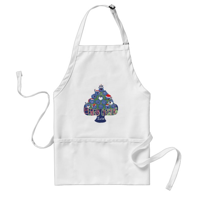 Julstandard Apron "Berry jul" Förkläde (Framsidan)