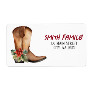 Julstart för vattenfärg fraktsedel