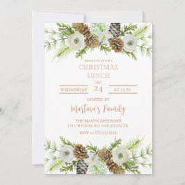 Julstartbjudanden - jul Party Inbjudningar