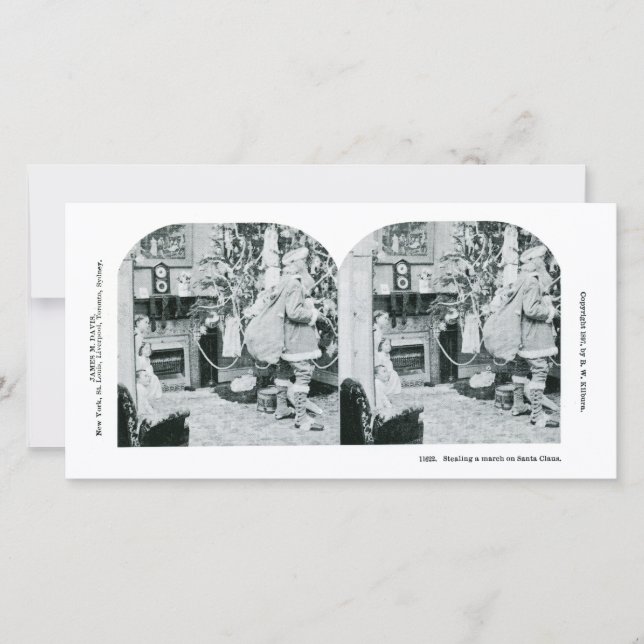 Julstereovy - Vintage Julkort (Framsida)