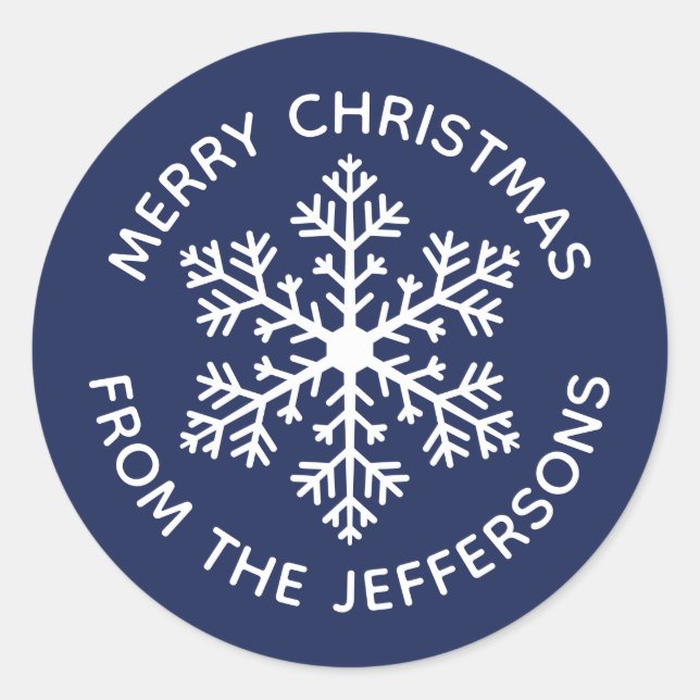 Julstift för nuffelskogar runt klistermärke (Framsida)