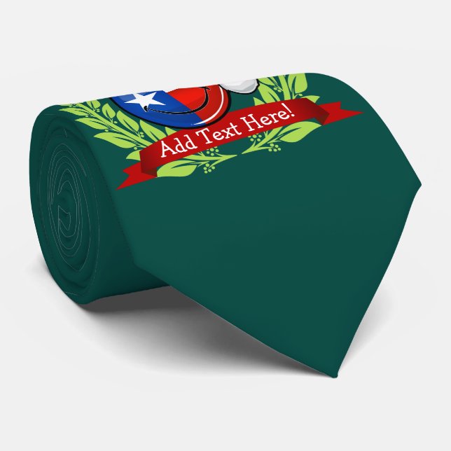 Julstil som ler den Texas flagga Slips (Rullad)