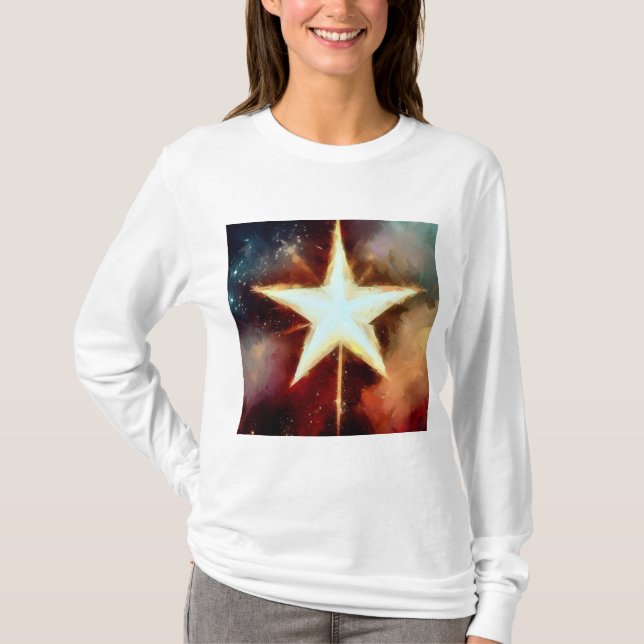 Julstjärna 1 t shirt (Framsida)