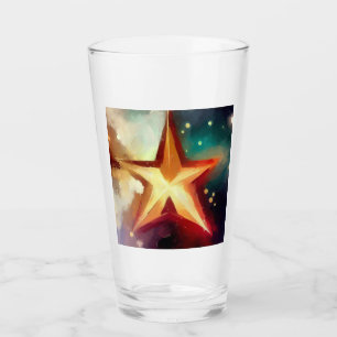 Julstjärna 3 glaskopp