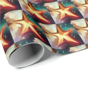 Julstjärna 3 presentpapper