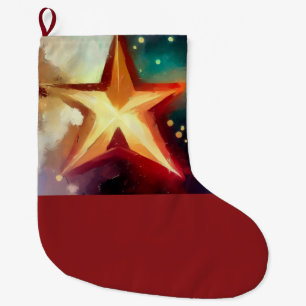 Julstjärna 3 stor julstrumpa