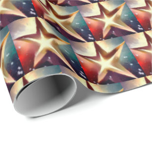 Julstjärna 4 presentpapper