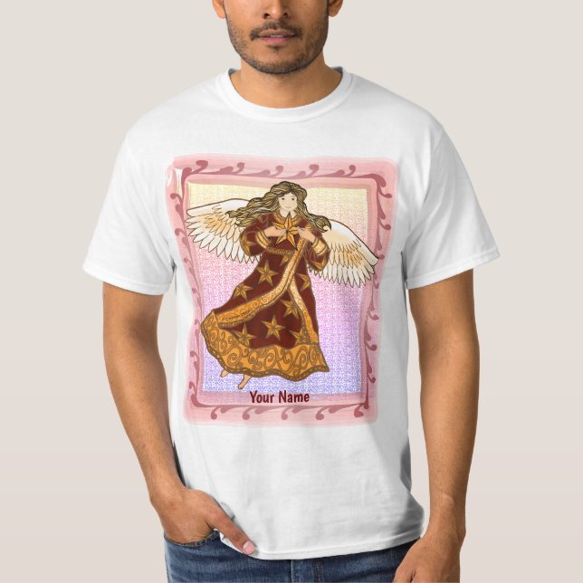 Julstjärna Ängel T-Shirt (Framsida)