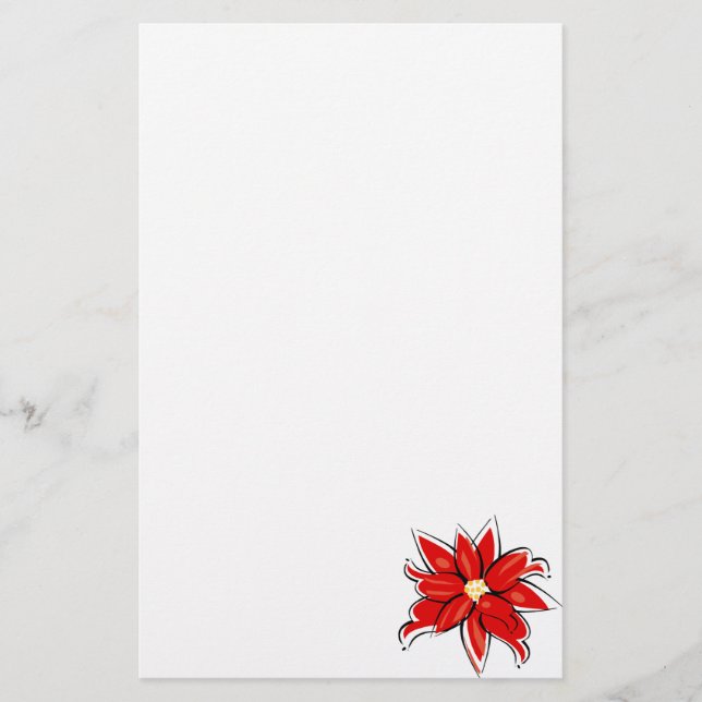 Julstjärna Brevpapper (Framsida)
