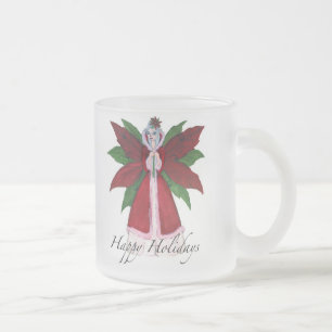 Julstjärna Frostad Glasmugg