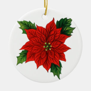 Julstjärna Julgransprydnad Keramik