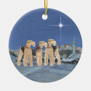 Julstjärna Julgransprydnad Keramik