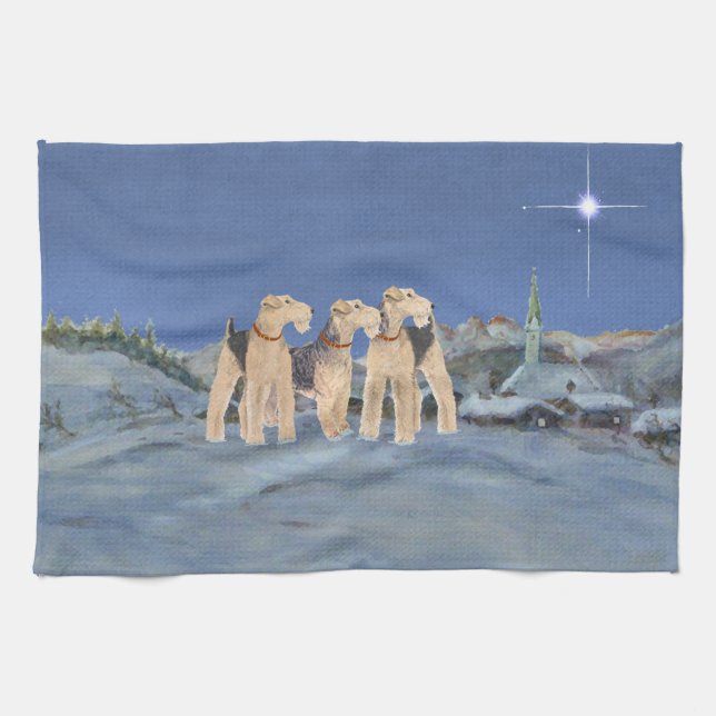 Julstjärna Kökshandduk (Horisontell)