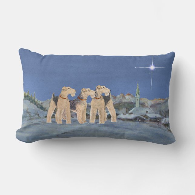 Julstjärna Lumbarkudde (Framsida)