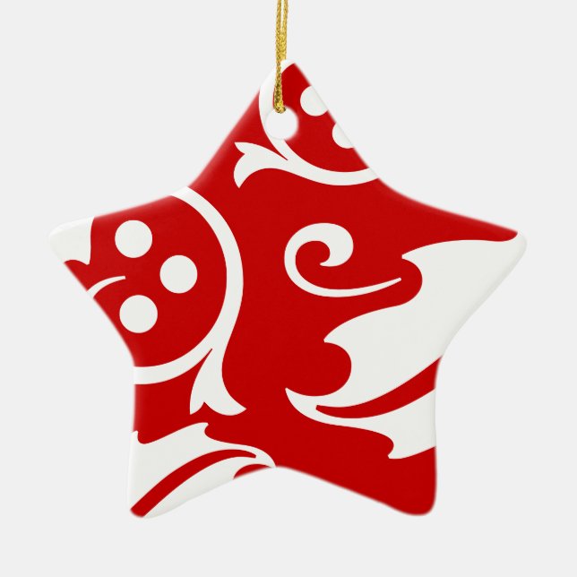 Julstjärna Ornament (Framsidan)