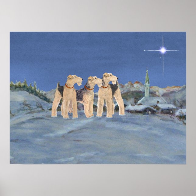 Julstjärna Poster (Framsidan)