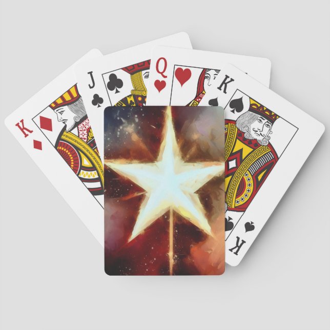 Julstjärnan (1) casinokort (Baksidan)