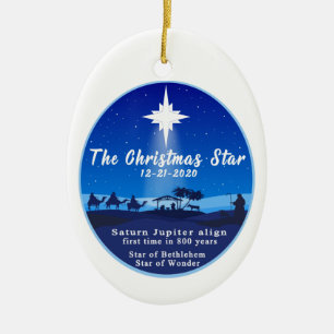 Julstjärnan Julgransprydnad Keramik