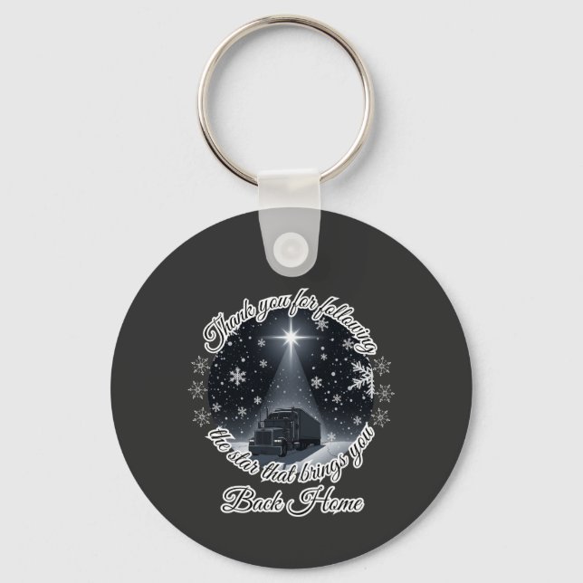 Julstjärnan Lastbil Journey Light Homecoming Nyckelring (Framsida)
