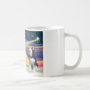 Julstjärnan - Siberian husky 1 Kaffemugg