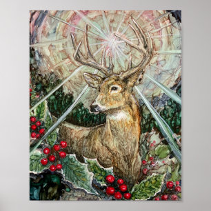 "Julstjärnan" Skriv ut Poster