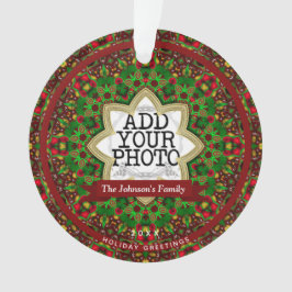 Julstjärnans Helgdag-familj Keepsaké Photo Plate