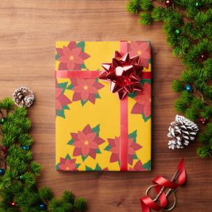 Julstjärnblommor Pappra Presentpapper