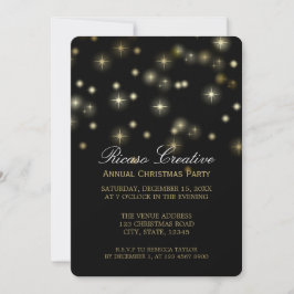 Julstjärnor Festive Corporate Party Inbjudningar