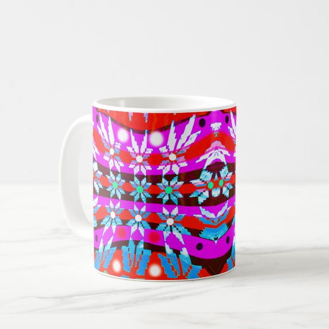 Julstjärnor Kaffemugg (Framsida vänster)