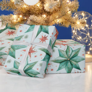 Julstjärnor Ornament Modern jul Presentpapper