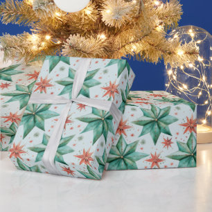 Julstjärnor Ornament Modern jul Presentpapper