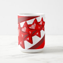 Julstjärnor på mugg