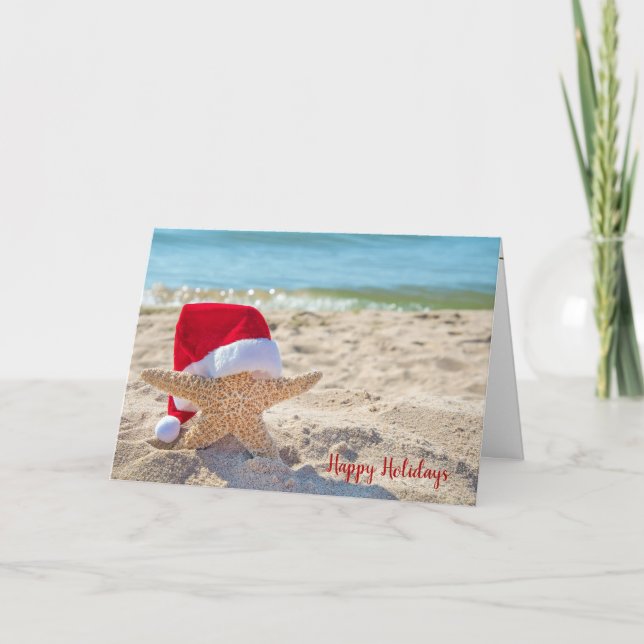 Julstjärtfiskar i sand kort (Framsida)