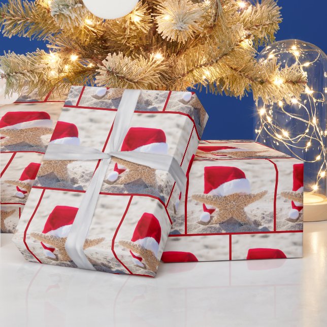 Julstjärtfiskar i Sand Presentpapper (Helgdagar)