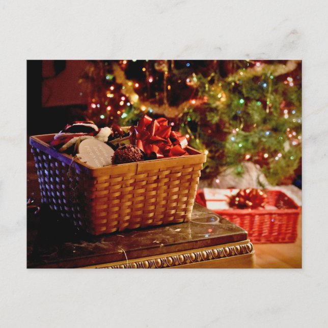 Julstolpe Helg Vykort (Framsida)