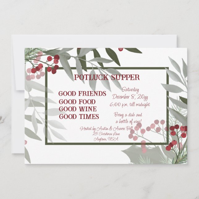 Julstolpe-leveransinbjudan till TUR Inbjudningar (Framsida)