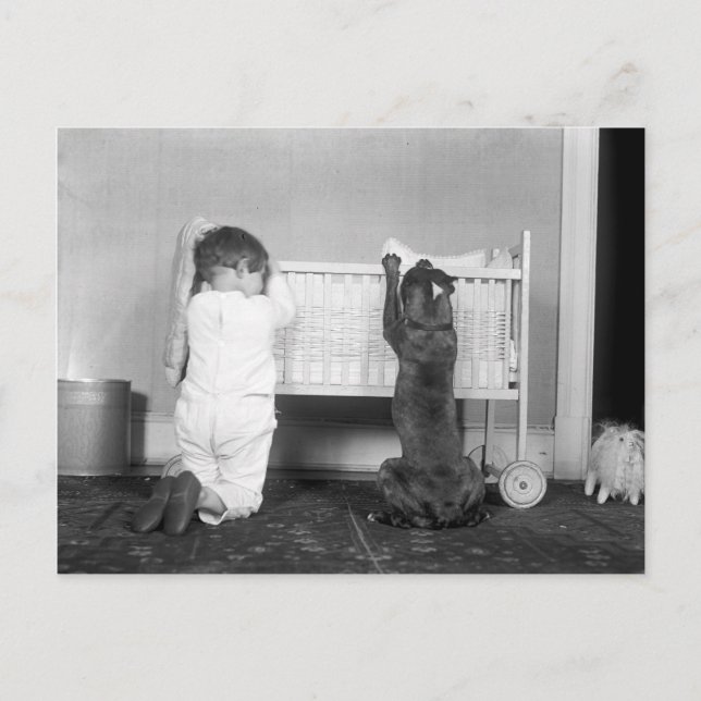 Julstorium omkring 1924 helg vykort (Framsida)