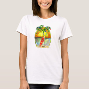 Julstrandsolnedgång T-shirt