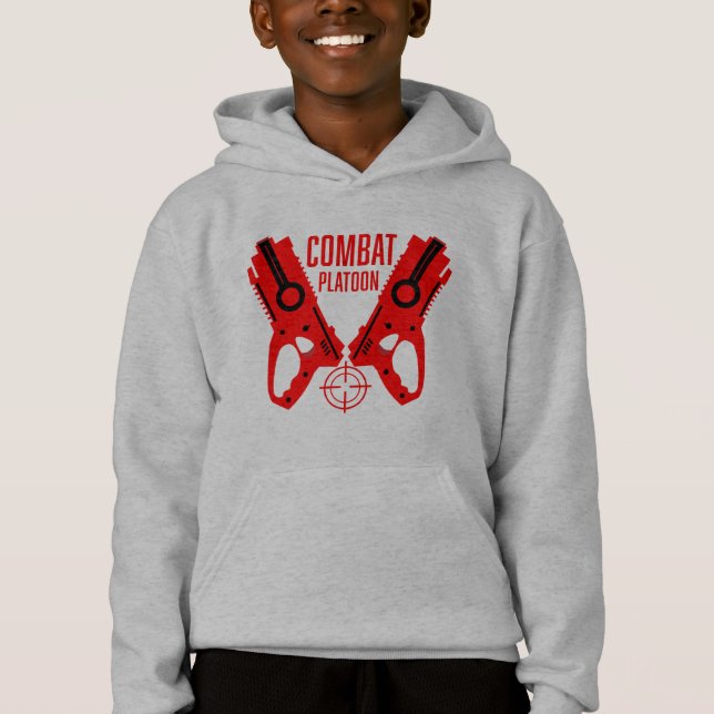 Julstrid med leksakspistol för barn t shirt (Framsida)