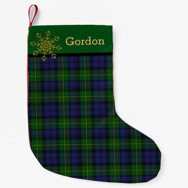 Julstrumpa för Gordon klananpassningsbar (Framsidan)
