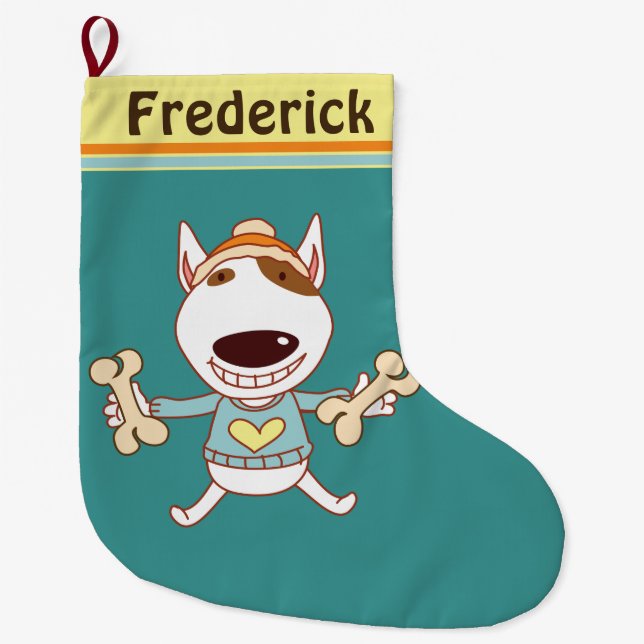 Julstrumpa för hundar (Framsidan)