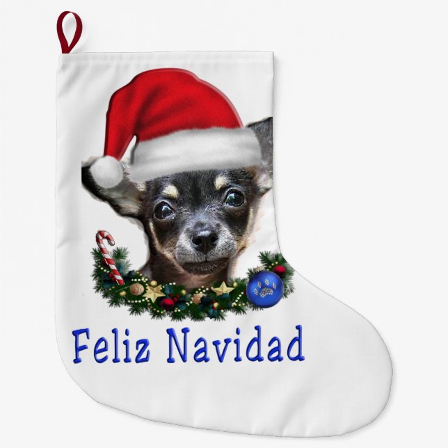 julstrumpa för valpar (Framsidan)