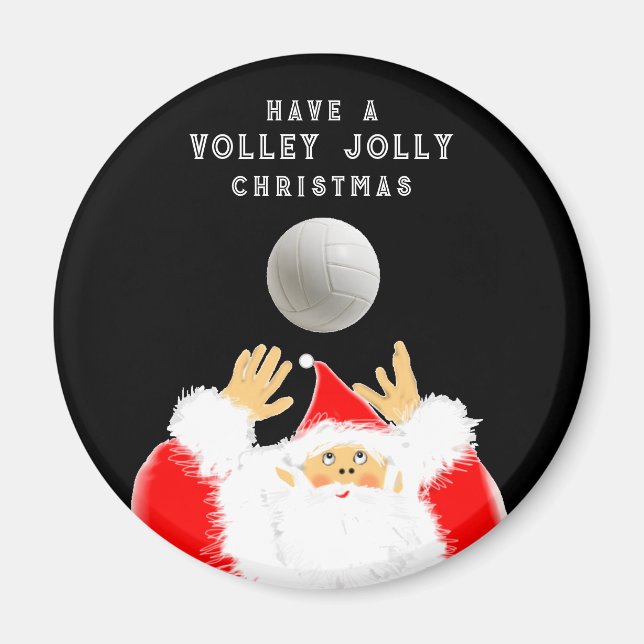 Julstrumpa för volleybollentusiaster magnet (Framsidan)
