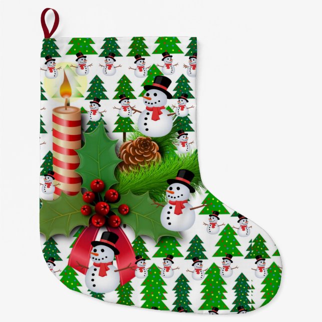 Julstrumpa, Julsnubbe Stor Julstrumpa (Framsidan)