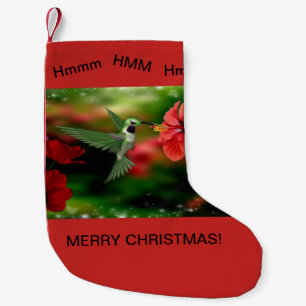 Julstrumpa med en Hummingbird