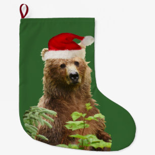 Julstrumpa med grizzlybjörnen
