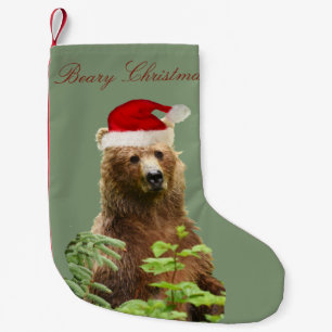 Julstrumpa med grizzlybjörnen