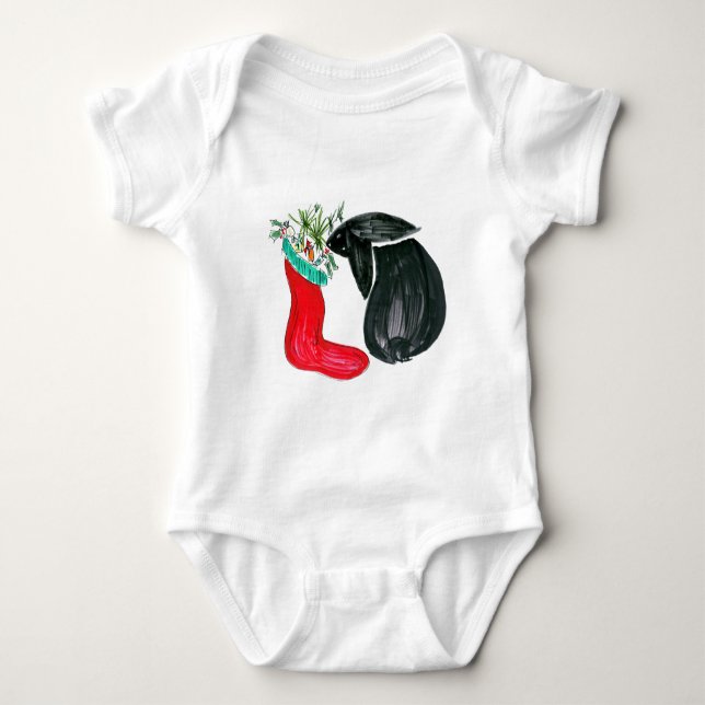 Julstrumpa Tee Shirt (Framsida)
