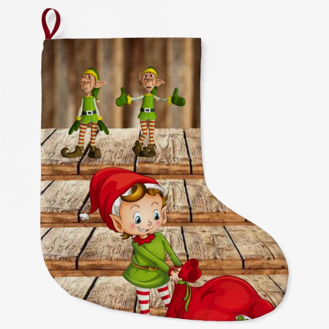 Julstrumpa, Tomte Stor Julstrumpa (Framsidan)