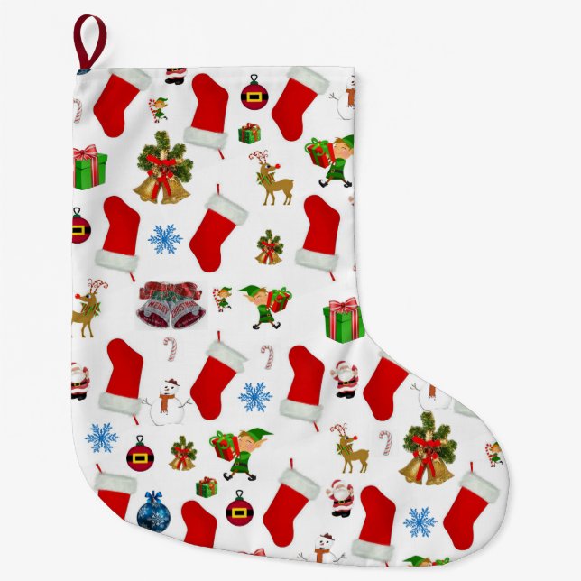 Julstrumpa, Tomte Stor Julstrumpa (Framsidan)